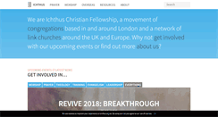 Desktop Screenshot of ichthus.org.uk