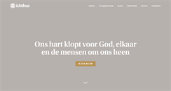 Desktop Screenshot of ichthus.be