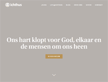 Tablet Screenshot of ichthus.be